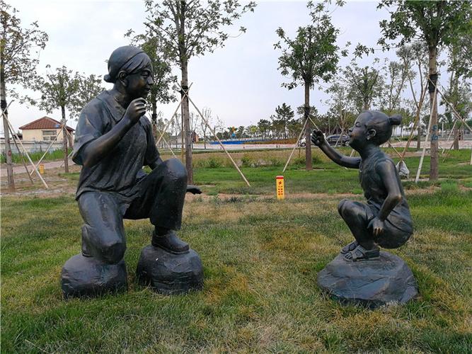 鑄銅園林景觀雕塑 永恒的藝術(shù)與自然之約